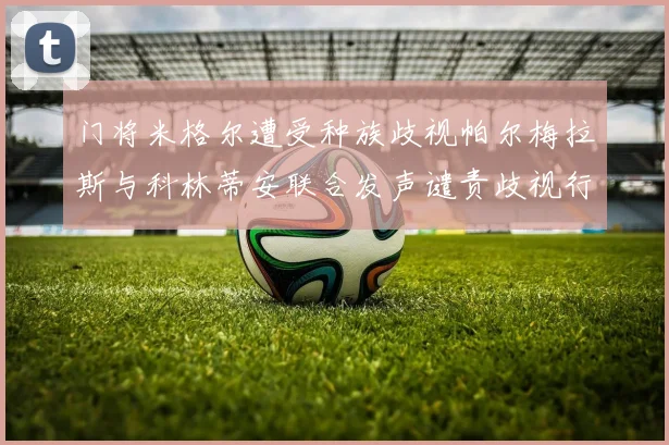 门将米格尔遭受种族歧视帕尔梅拉斯与科林蒂安联合发声谴责歧视行为